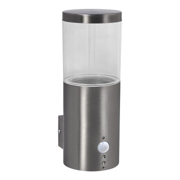 Ledvance - Kültéri fali lámpa mozgásérzékelővel EBRO 1xE27/20W/230V IP44