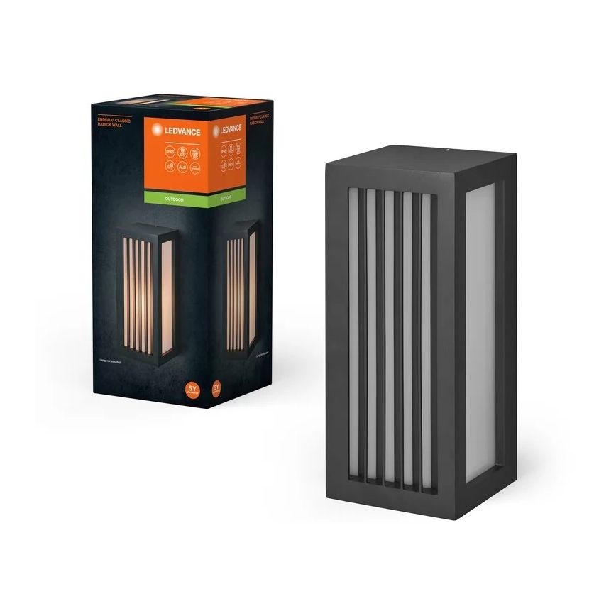 Ledvance - Kültéri fali lámpa RADICK  1xE27/18W/230V IP65