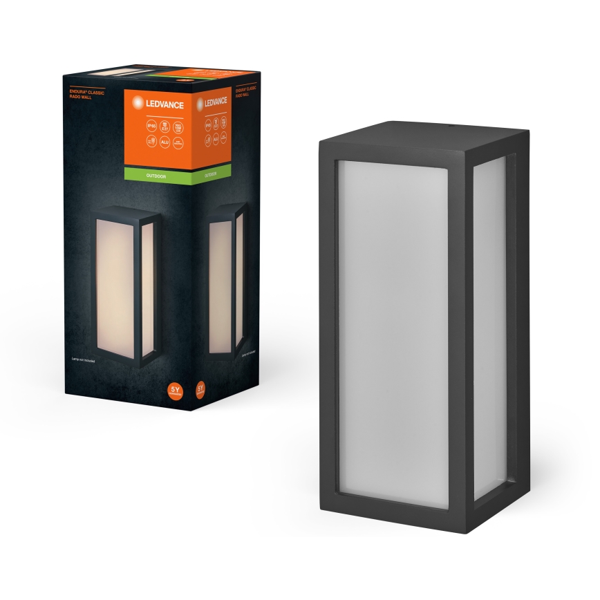 Ledvance - Kültéri fali lámpa RADO 1xE27/18W/230V IP65