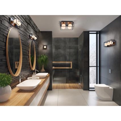 Ledvance - Kültéri fali lámpatest DECOR SQUARE 2xG9/28W/230V IP44
