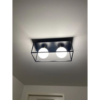 Ledvance - Kültéri fali lámpatest DECOR SQUARE 2xG9/28W/230V IP44