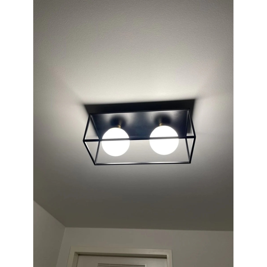 Ledvance - Kültéri fali lámpatest DECOR SQUARE 2xG9/28W/230V IP44