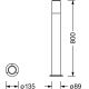 Ledvance - Kültéri lámpa PIPE 1xE27/25W/230V IP44 80 cm