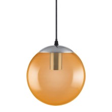 Ledvance - LED Csillár zsinóron BUBBLE 1xE27/8W/230V narancssárga á. 20 cm