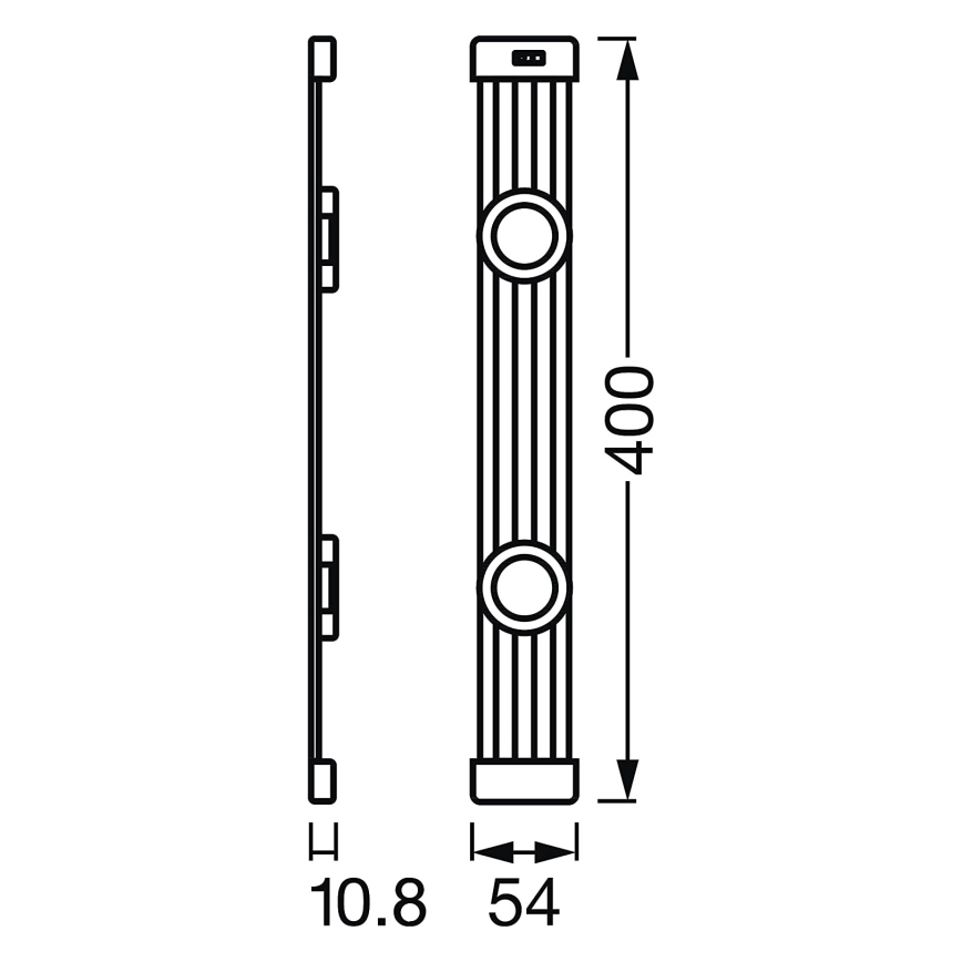 Ledvance - LED Dimmelhető bútorvilágítás érzékelővel LINEAR 2xLED/3,5W/230V