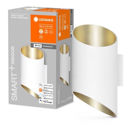 Ledvance - LED Dimmelhető fali lámpa SMART+ CYLINDRO LED/12W/230V 3000-6500K Wi-Fi fehér