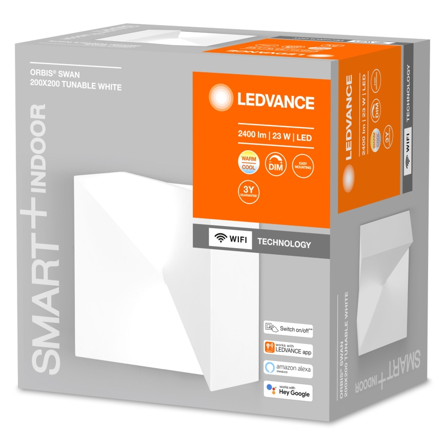 Ledvance - LED Dimmelhető fali lámpa SMART+ SWAN LED/23W/230V 3000-6500K Wi-Fi