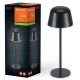 Ledvance - LED Dimmelhető kültér rechargeable lámpa TABLE LED/2,5W/5V IP54 fekete