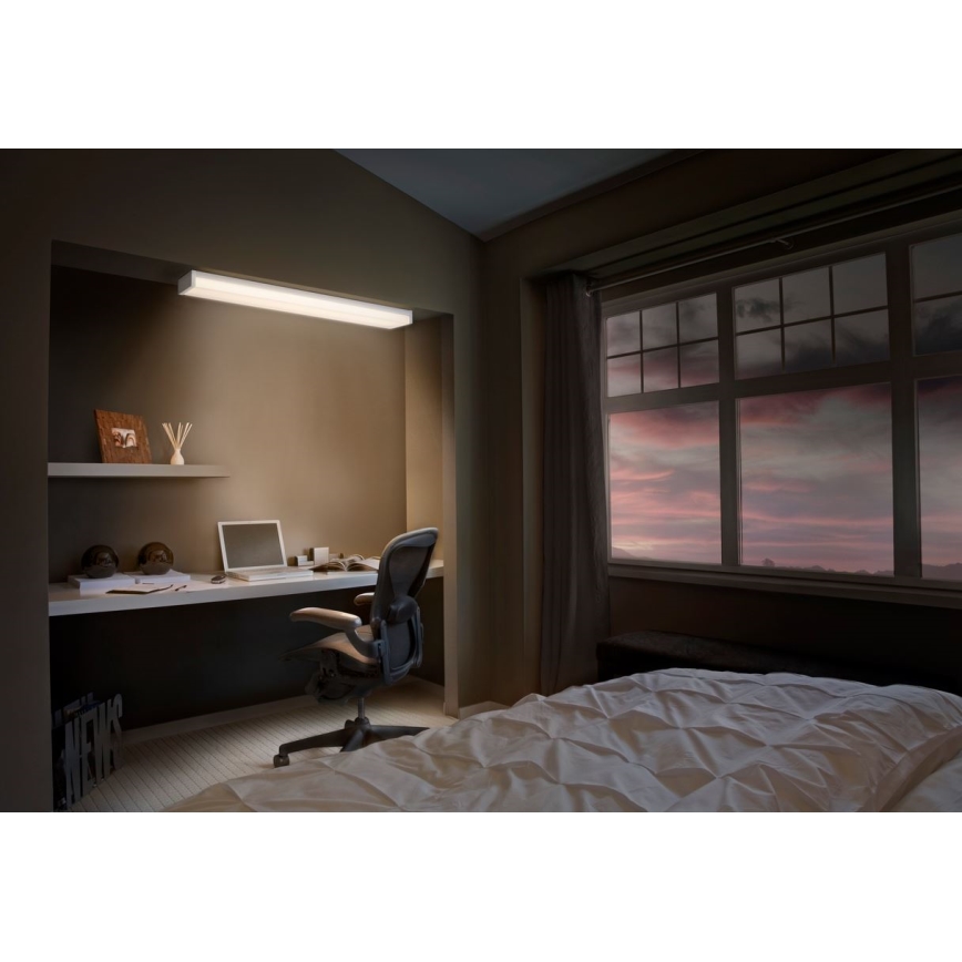 Ledvance - LED Dimmelhető mennyezeti lámpa OFFICE LINE LED/40W/230V 120 cm + távirányító