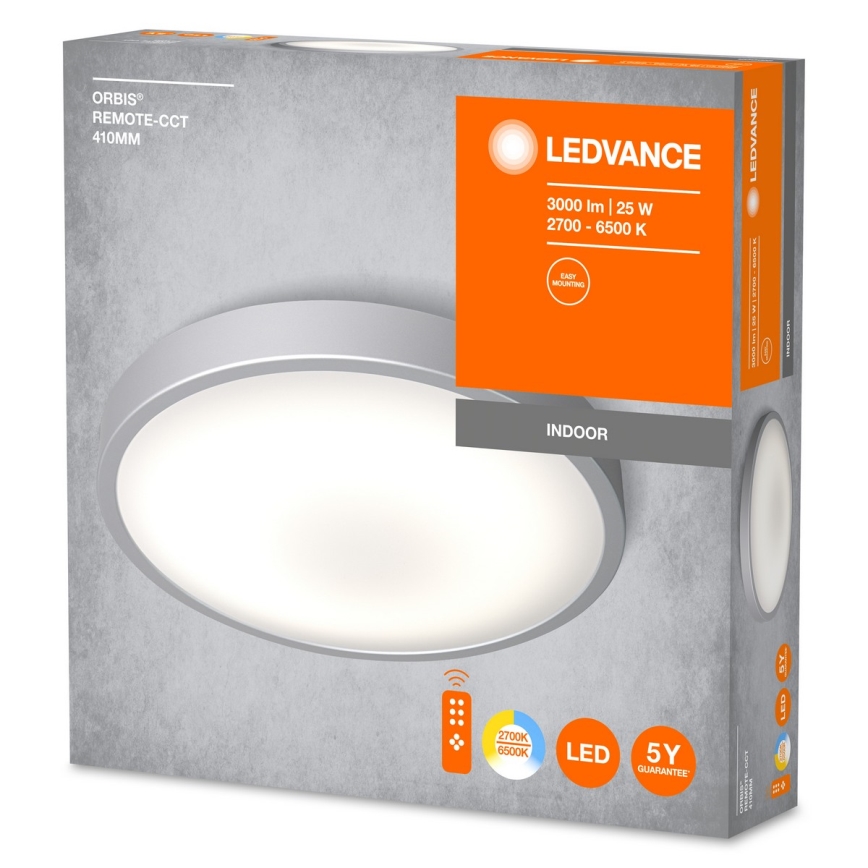 Ledvance - LED Dimmelhető mennyezeti lámpa ORBIS LED/25W/230V 2700-6500K + távirányítás