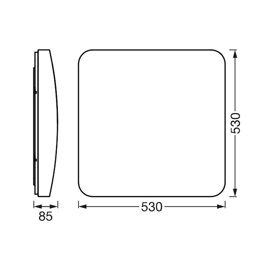 Ledvance - LED Dimmelhető mennyezeti lámpa SMART+ CLEAM LED/42W/230V 300-6500K Wi-Fi