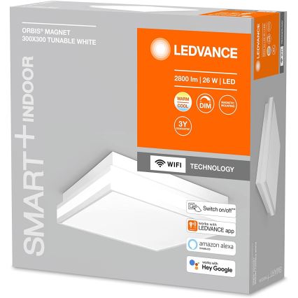 Ledvance - LED Dimmelhető mennyezeti lámpa SMART+ MAGNET LED/26W/230V 3000-6500K Wi-Fi