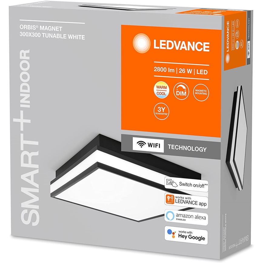Ledvance - LED Dimmelhető mennyezeti lámpa SMART+ MAGNET LED/26W/230V 3000-6500K Wi-Fi
