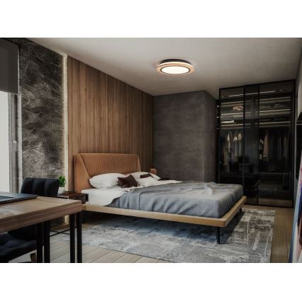 Ledvance - LED Dimmelhető mennyezeti lámpa SMART+ ORBIS WOOD LED/24W/230V 2700-6500K tölgy Wi-Fi