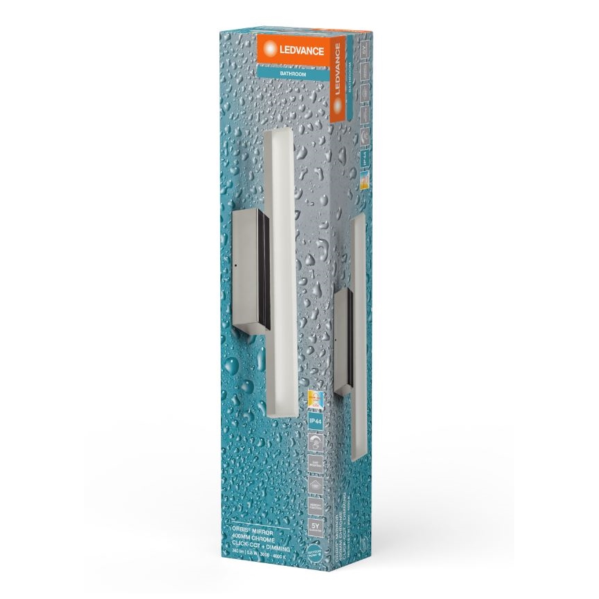 Ledvance - LED Dimmelhető érintős tükör világítás ORBIS MIRROR LED/6,8W/230V 40 cm 3000/4000K IP44