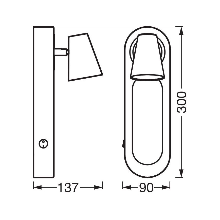 Ledvance - LED Fali spotlámpa DECOR NEPTUNE LED/13W/230V