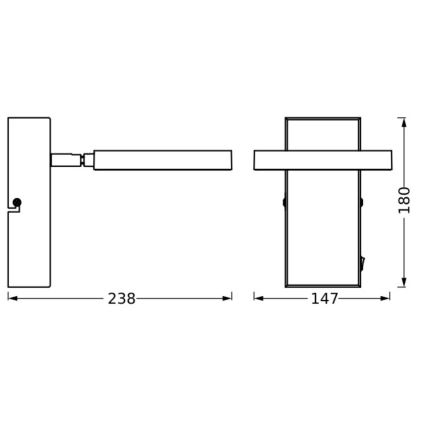 Ledvance - LED Fali spotlámpa DECOR SATURN LED/11W/230V 3000/4200/6500K