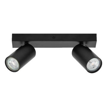 Ledvance - LED fali spotlámpa OCTAGON 2xGU10/3,4W/230V 2700K fekete