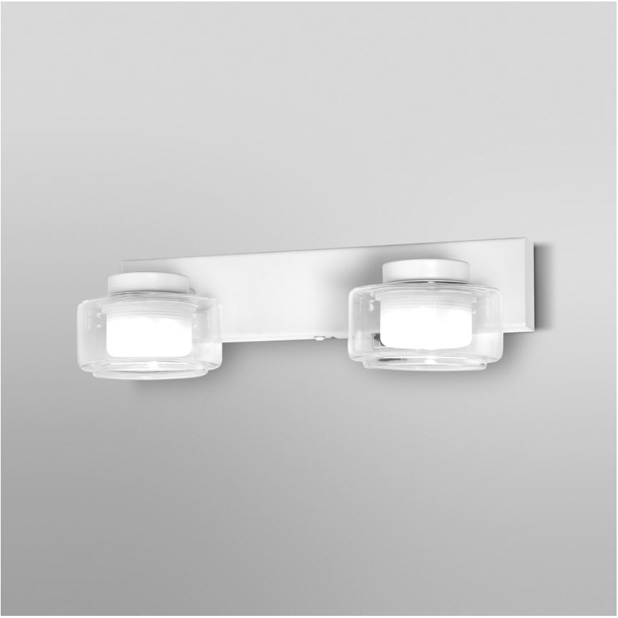 Ledvance - LED Fürdőszobai fali lámpa ORBIS FLAME 2xLED/5,5W/230V 3000/4000K IP44 fehér