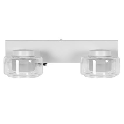 Ledvance - LED Fürdőszobai fali lámpa ORBIS FLAME 2xLED/5,5W/230V 3000/4000K IP44 fehér
