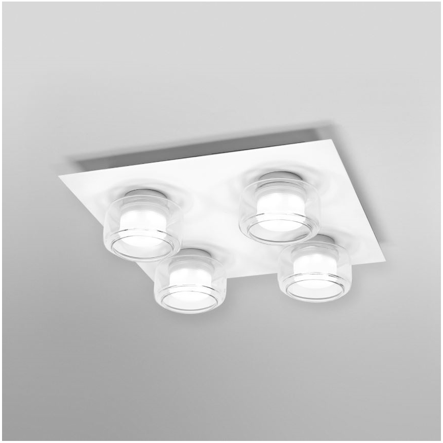 Ledvance - LED Fürdőszobai mennyezeti lámpa ORBIS FLAME 4xLED/5,5W/230V 3000/4000K IP44 fehér
