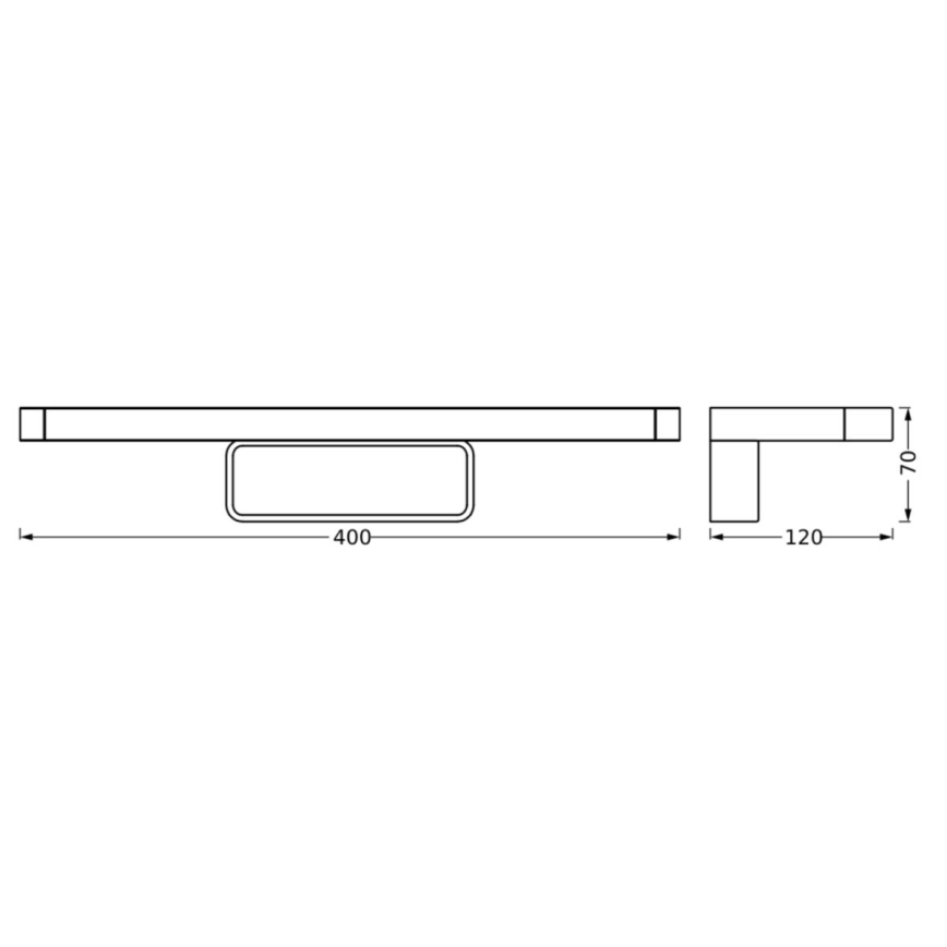 Ledvance - LED Fürdőszobai tükörmegvilágítás DISC BAR LED/7W/230V 3000/4000K IP44