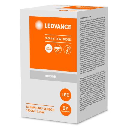 Ledvance - LED Ipari lámpa érzékelővel SUBMARINE 1xG13/16W/230V IP65