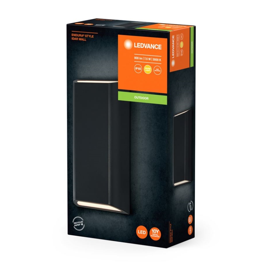 Ledvance - LED Kültéri fali lámpa ENDURA STYLE IDAR 2xLED/3,75W/230V IP65