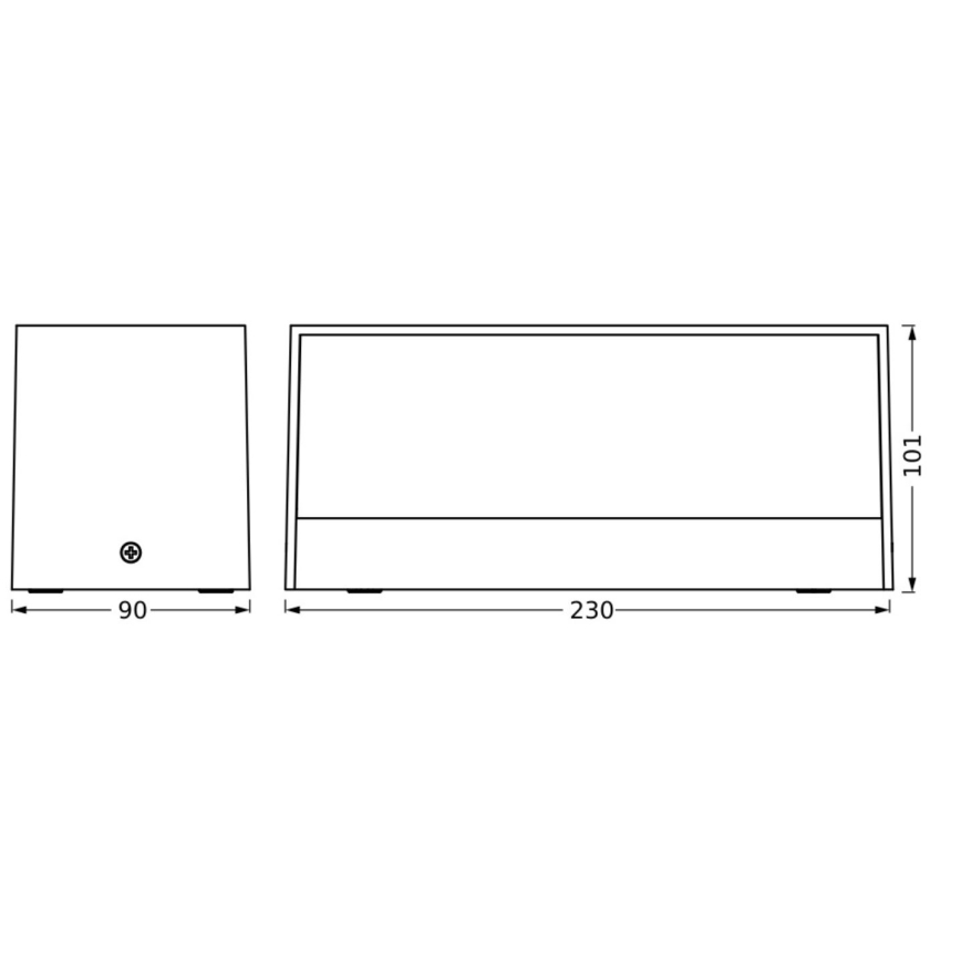 Ledvance - LED Kültéri fali lámpa ENDURA STYLE IDRI 2xLED/6,25W/230V IP65