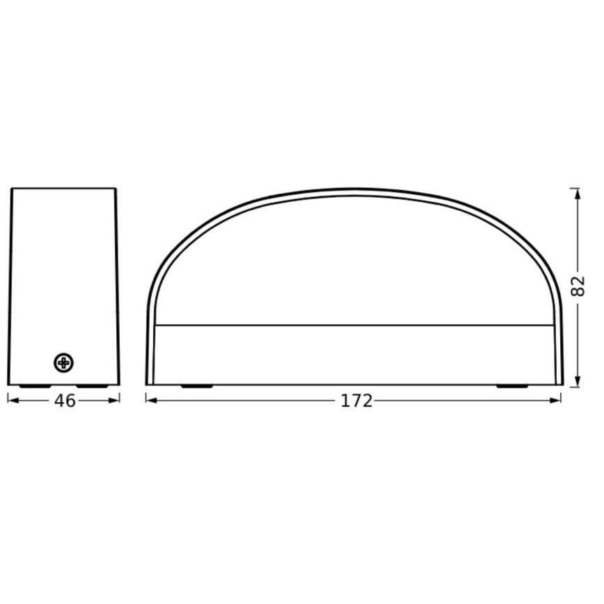 Ledvance - LED Kültéri fali lámpa ENDURA STYLE ILAY 2xLED/3,8W/230V IP65