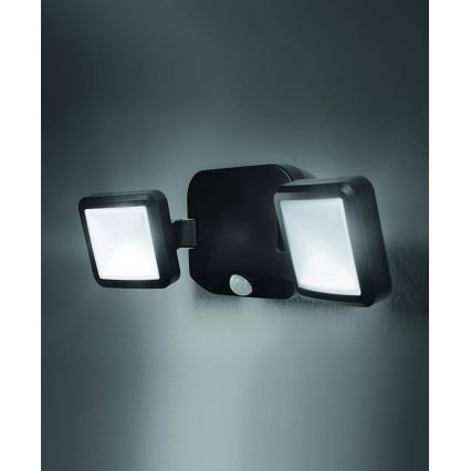 Ledvance - LED Kültéri fali lámpa érzékelővel BATTERY 2xLED/10W/4xD IP54