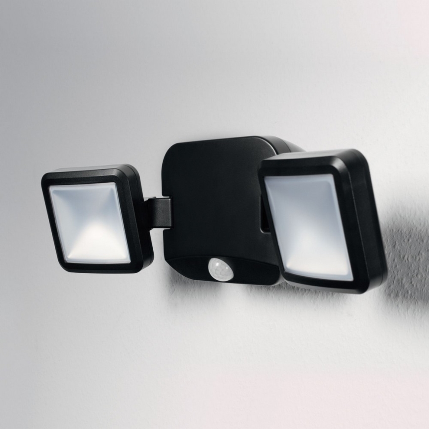 Ledvance - LED Kültéri fali lámpa érzékelővel BATTERY 2xLED/10W/4xD IP54