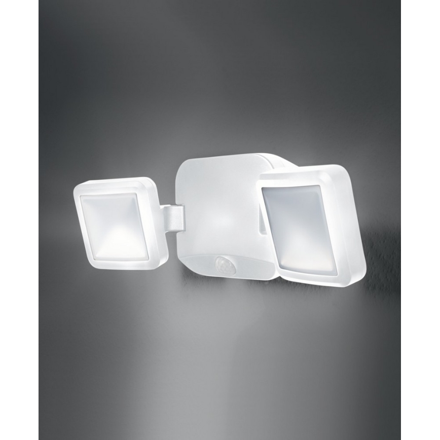 Ledvance - LED Kültéri fali lámpa érzékelővel BATTERY 2xLED/10W/4xD IP54