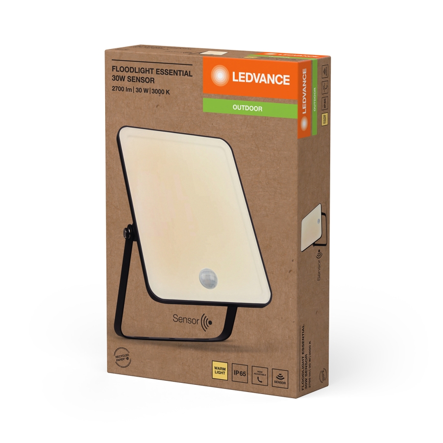 Ledvance - LED kültéri fali reflektor mozgás- és alkonyérzékelővel FLOODLIGHT LED/30W/230V IP65