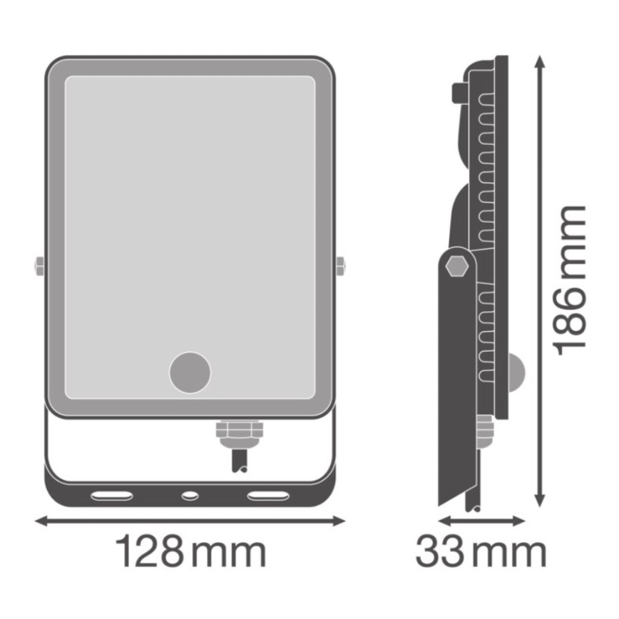 Ledvance - LED kültéri fali reflektor mozgás- és alkonyérzékelővel FLOODLIGHT LED/30W/230V IP65