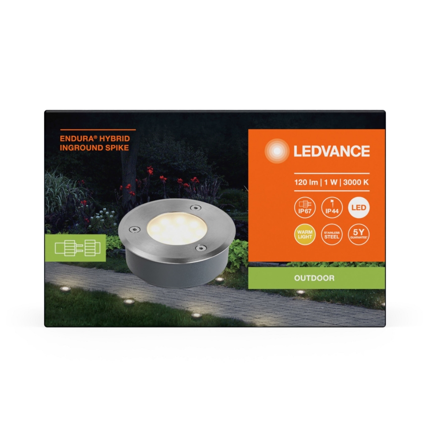 Ledvance - LED Kültéri lámpa ENDURA HYBRID SPIKE LED/1W/12V IP44