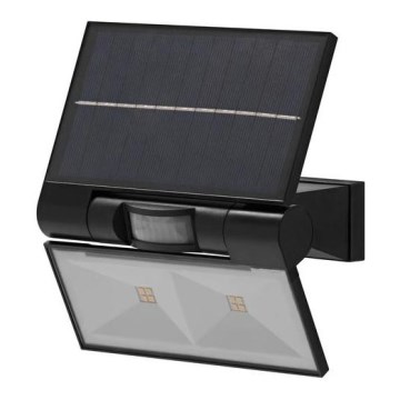 Ledvance - LED kültéri napelemes fali reflektor mozgás- és alkonyatérzékelővel FLOOD LED/2,9W/3,7V 2600 mAh IP44