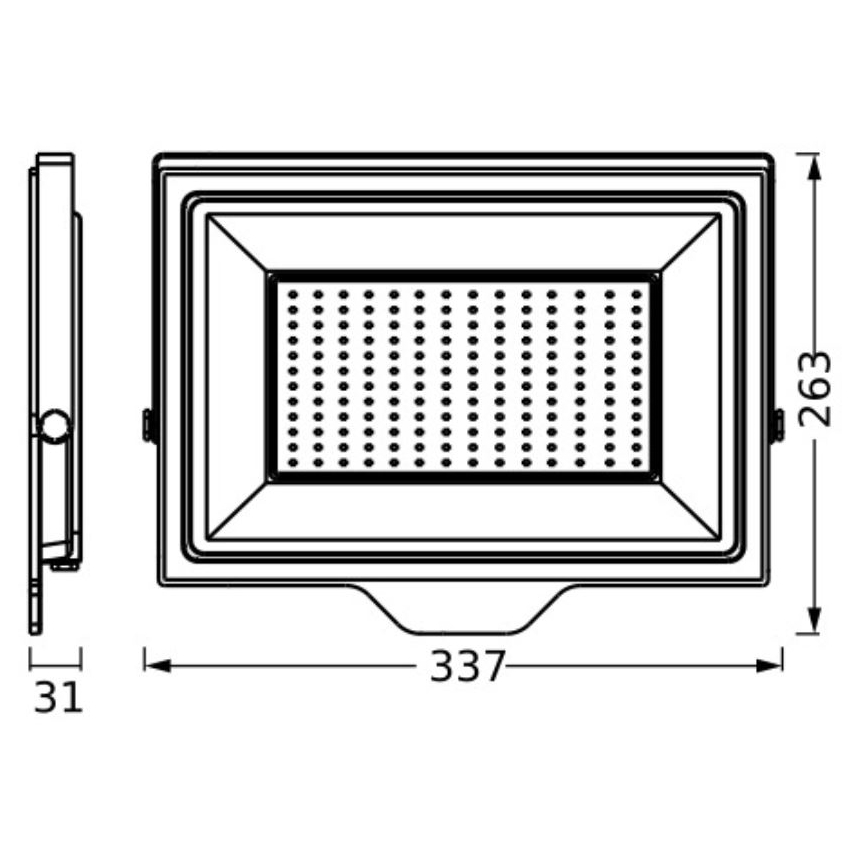 Ledvance - LED Kültéri reflektor FLOODLIGHT ESSENTIAL LED/150W/230V IP65