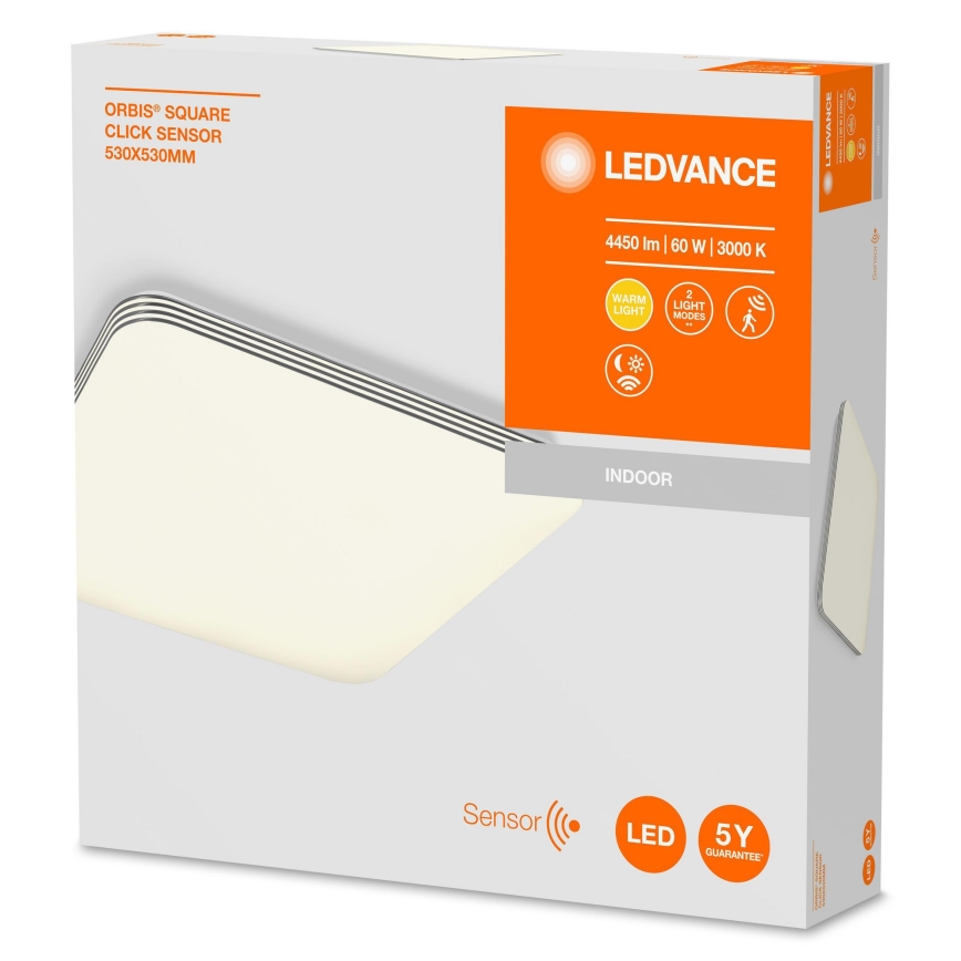 Ledvance - LED Mennyezeti lámpa érzékelős ORBIS LED/60W/230V 3000K