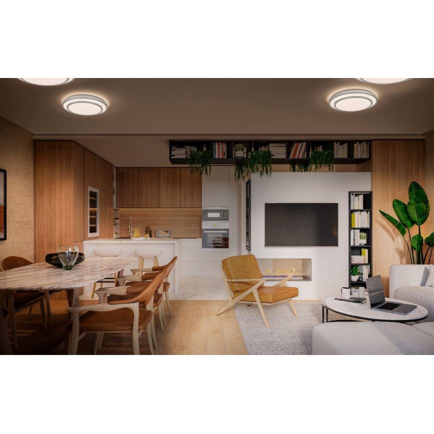 Ledvance - LED Mennyezeti lámpa ORBIS BERLIN LED/24W/230V ezüst