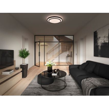Ledvance - LED Mennyezeti lámpa ORBIS BERLIN LED/24W/230V fekete
