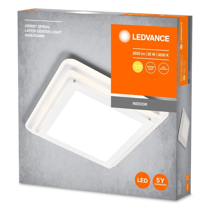 Ledvance - LED Mennyezeti lámpa ORBIS SPIRAL LED/26W/230V