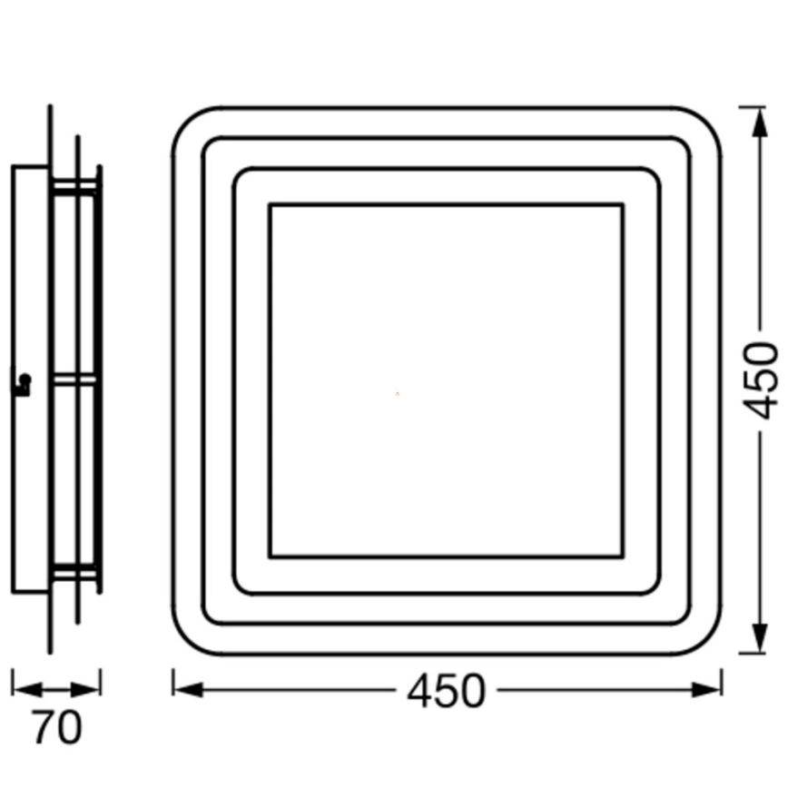 Ledvance - LED Mennyezeti lámpa ORBIS SPIRAL LED/26W/230V