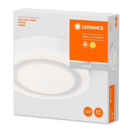 Ledvance - LED Mennyezeti lámpa ROUND LED/15W/230V á. 20 cm