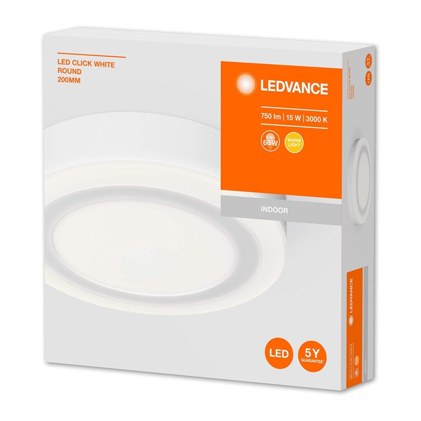 Ledvance - LED Mennyezeti lámpa ROUND LED/15W/230V á. 20 cm