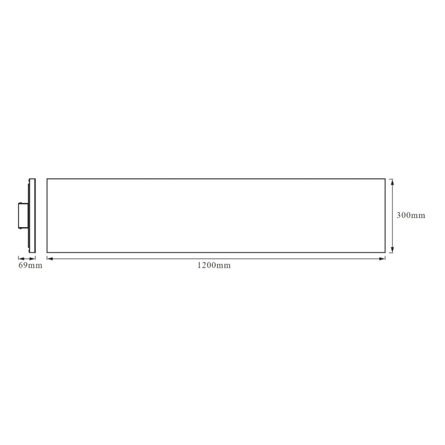 Ledvance - LED mennyezeti panel FRAMELESS LED/40W/230V 3000K