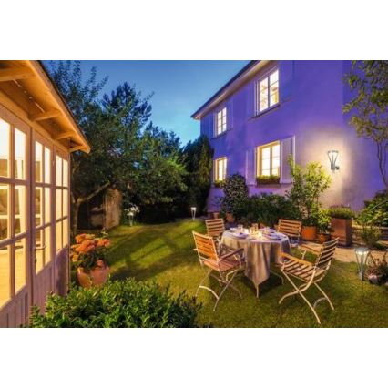 Ledvance - LED Napelemes fali lámpa mozgás és alkonyérzékelővel BOUQUET LED/6W/3,7V 2200 mAh IP44