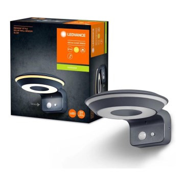 Ledvance - LED Napelemes érzékelős fali lámpa ENDURA LED/3,6W/3,7V 1500 mAh IP44