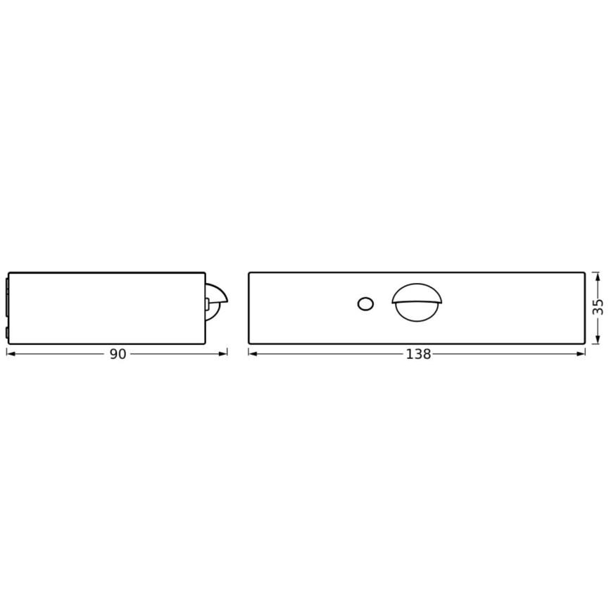 Ledvance - LED Napelemes érzékelős fali lámpa ENDURA SOLAR LED/3W/4,2V IP65