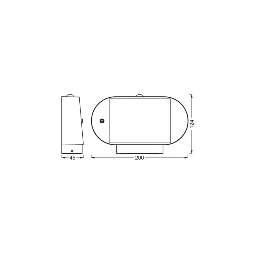 Ledvance - LED Napelemes fali lámpa mozgás és alkonyérzékelővel ENDURA STYLE LED/4W/3,7V 2000 mAh IP44